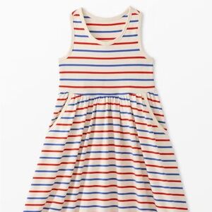 Hanna Andersson Red and Blue Striped Dress